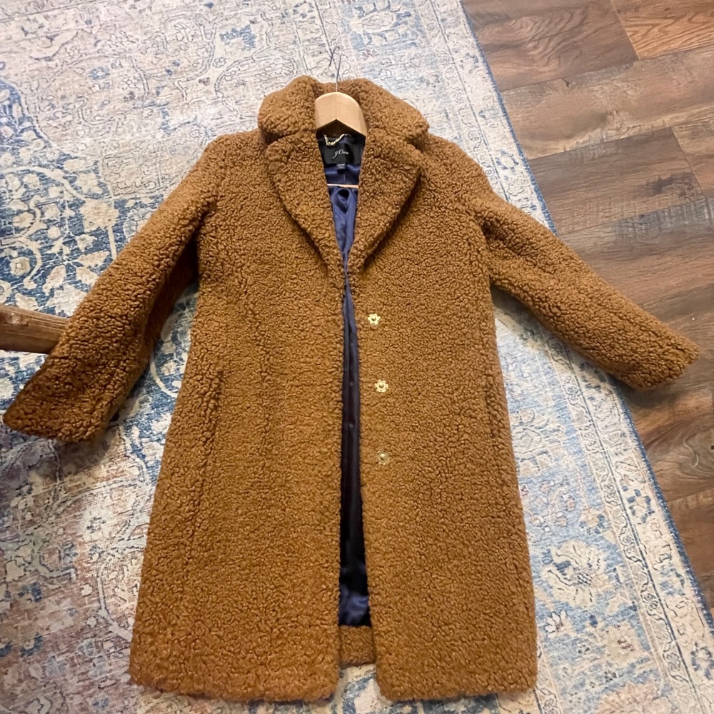 JCrew Teddy Bear Coat